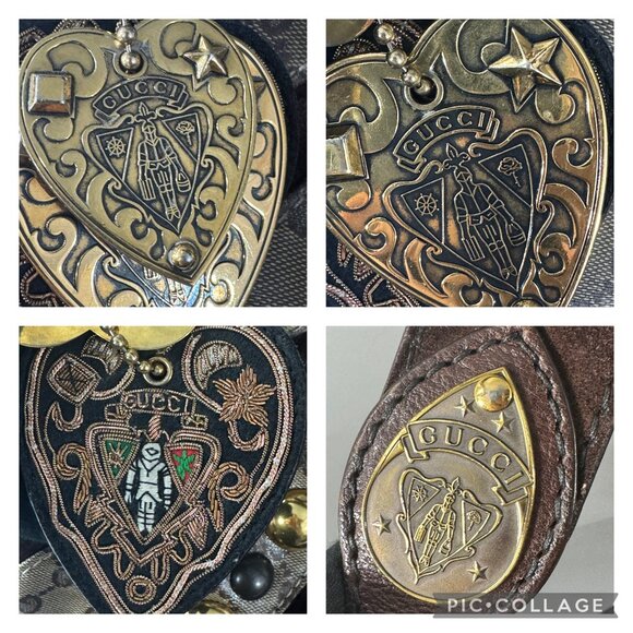 100% Authentic Gucci GG Crystal Indy Shoulder Bag - Picture 10 of 14